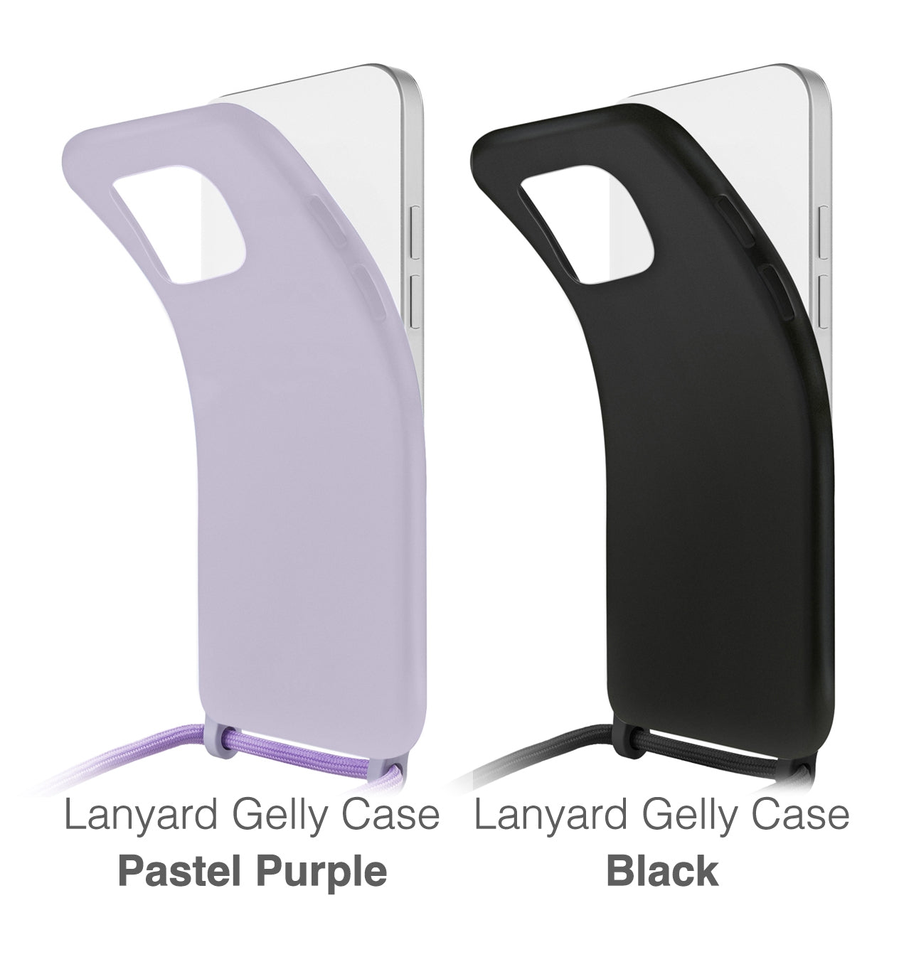 Mobilize Lanyard Gelly Case For Apple Iphone 13 Pro Pastel Purple