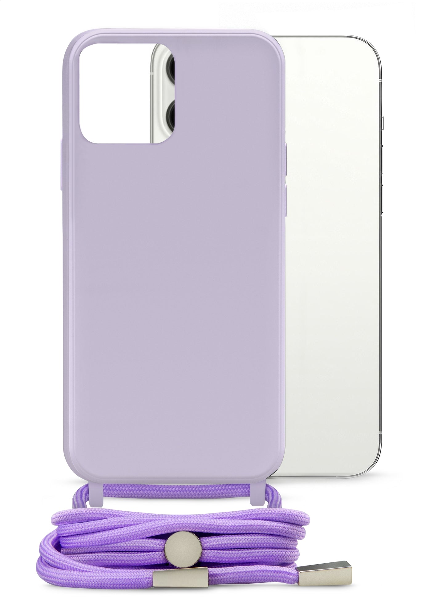 Mobilize Lanyard Gelly Case For Apple Iphone 13 Pro Max Pastel Purple