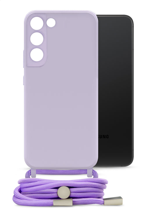 Mobilize Lanyard Gelly Case For Samsung Galaxy S22 5G Pastel Purple