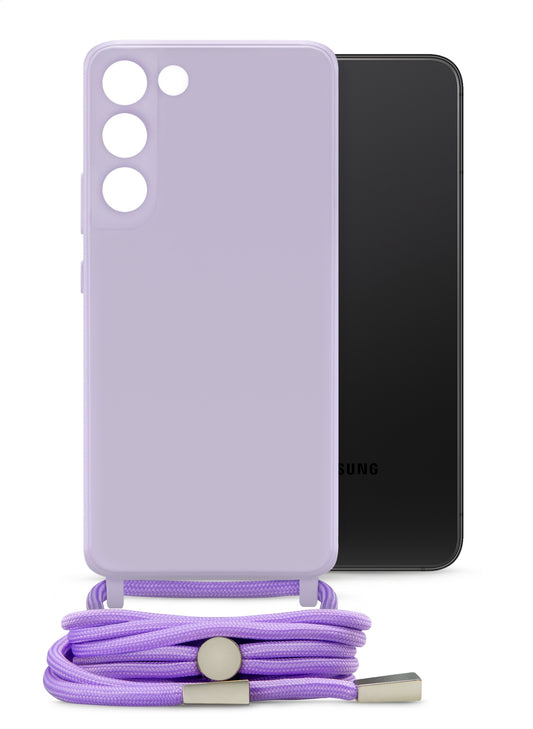 Mobilize Lanyard Gelly Case For Samsung Galaxy S22+ 5G Pastel Purple