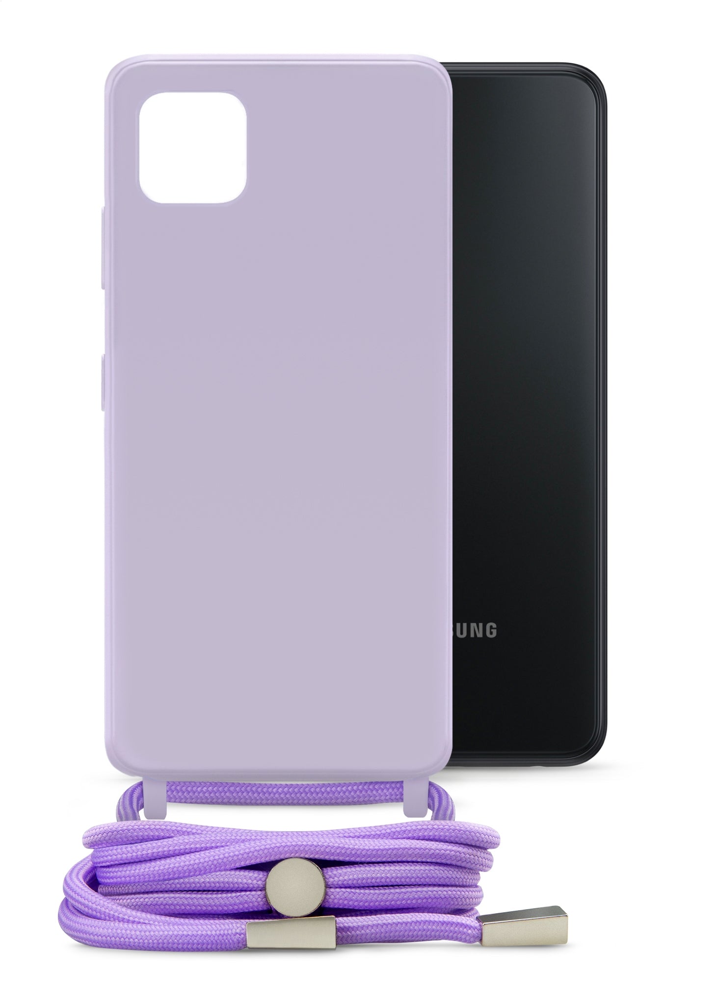 Mobilize Lanyard Gelly Case For Samsung Galaxy A22 5G Pastel Purple