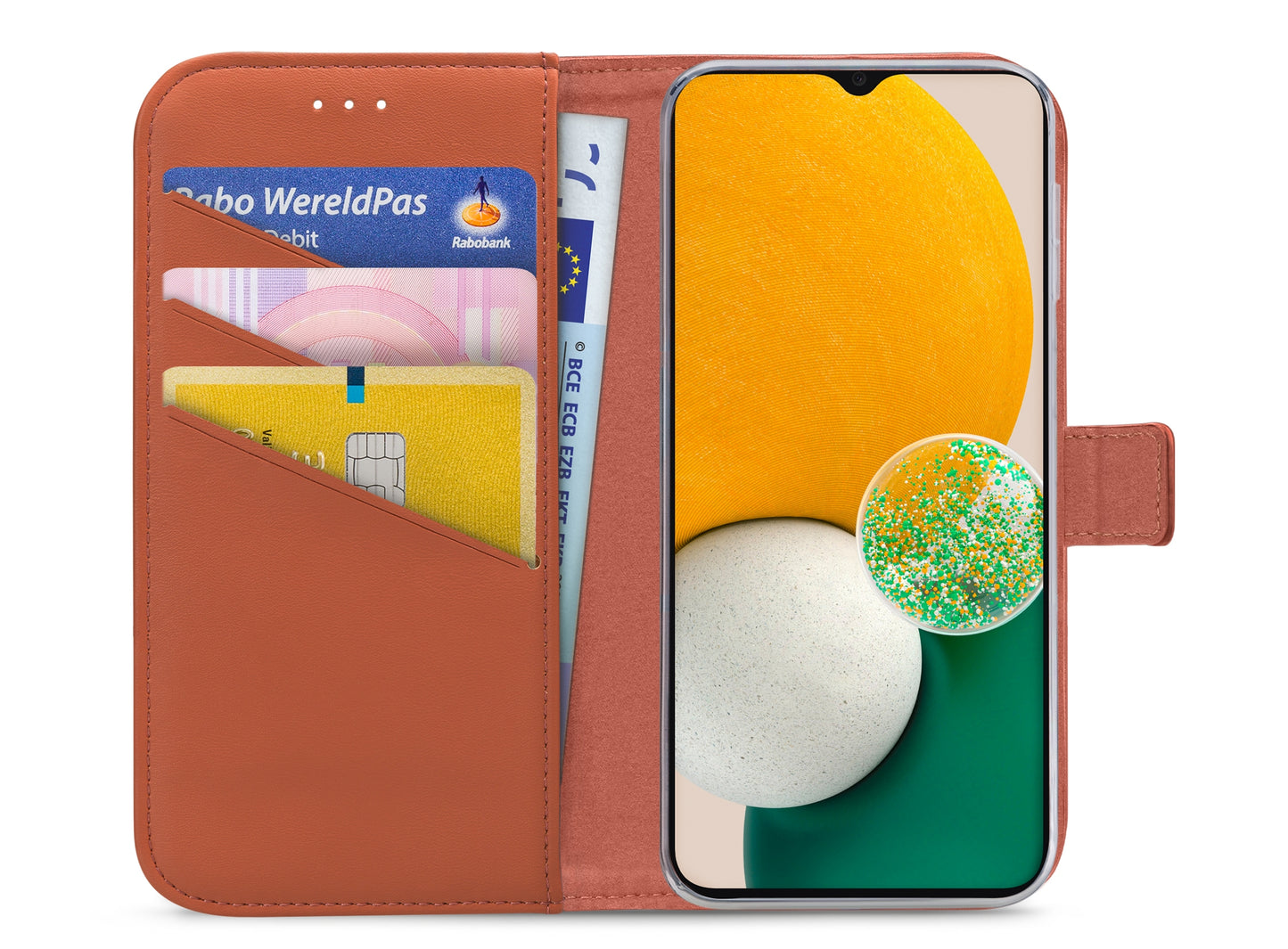 My Style Flex Wallet For Samsung Galaxy A04S/A13 5G Rust Red