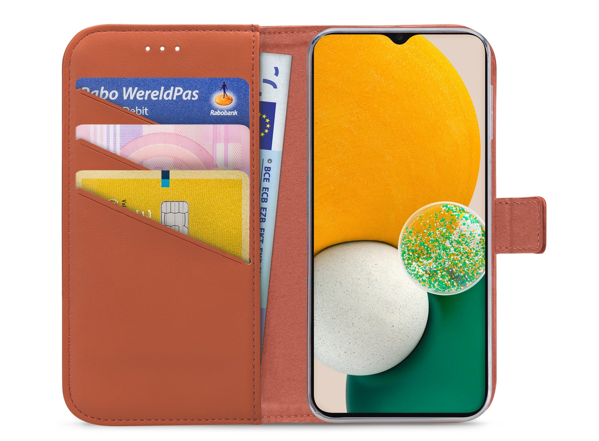 My Style Flex Wallet For Samsung Galaxy A04S/A13 5G Rust Red