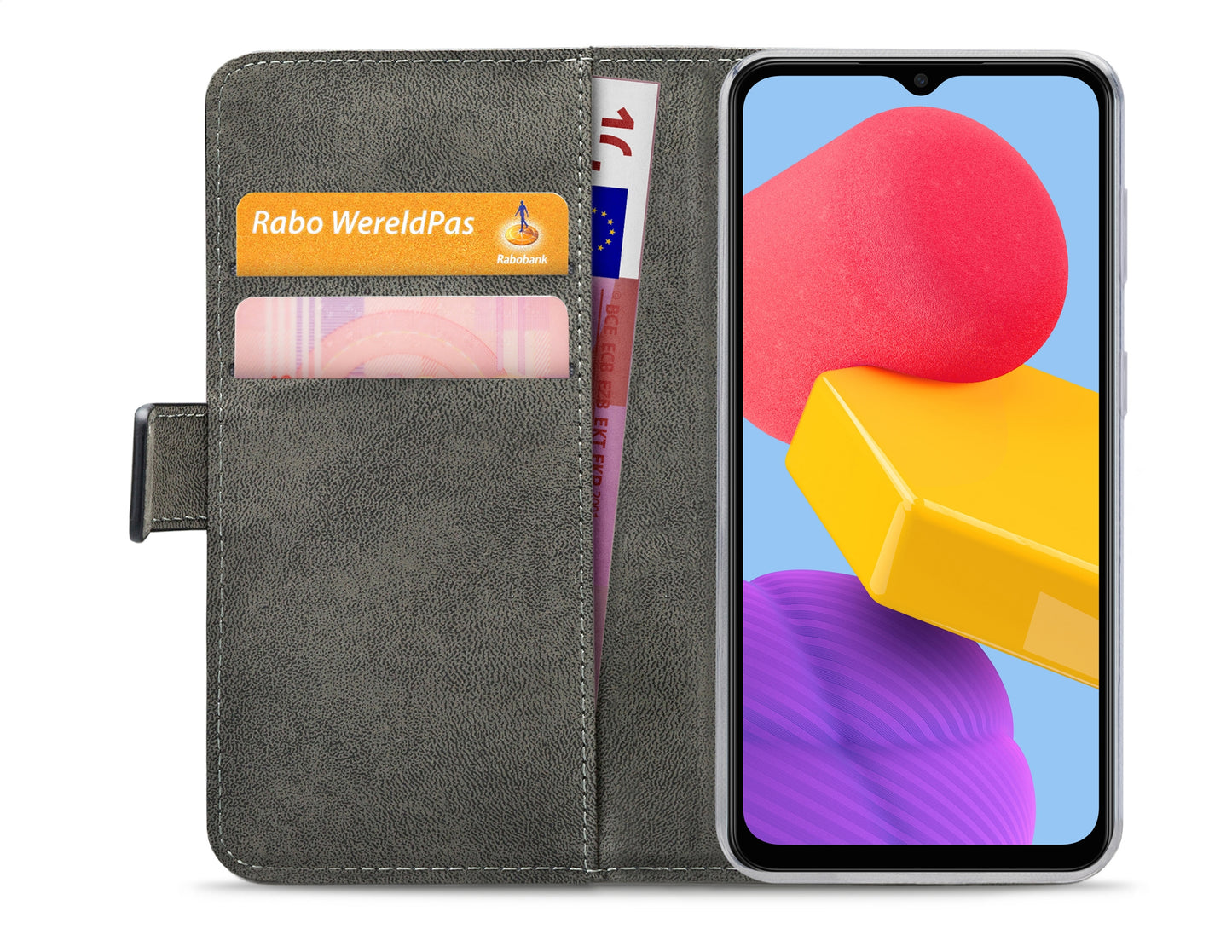 Mobilize Classic Gelly Wallet Book Case Samsung Galaxy M13 4G Black