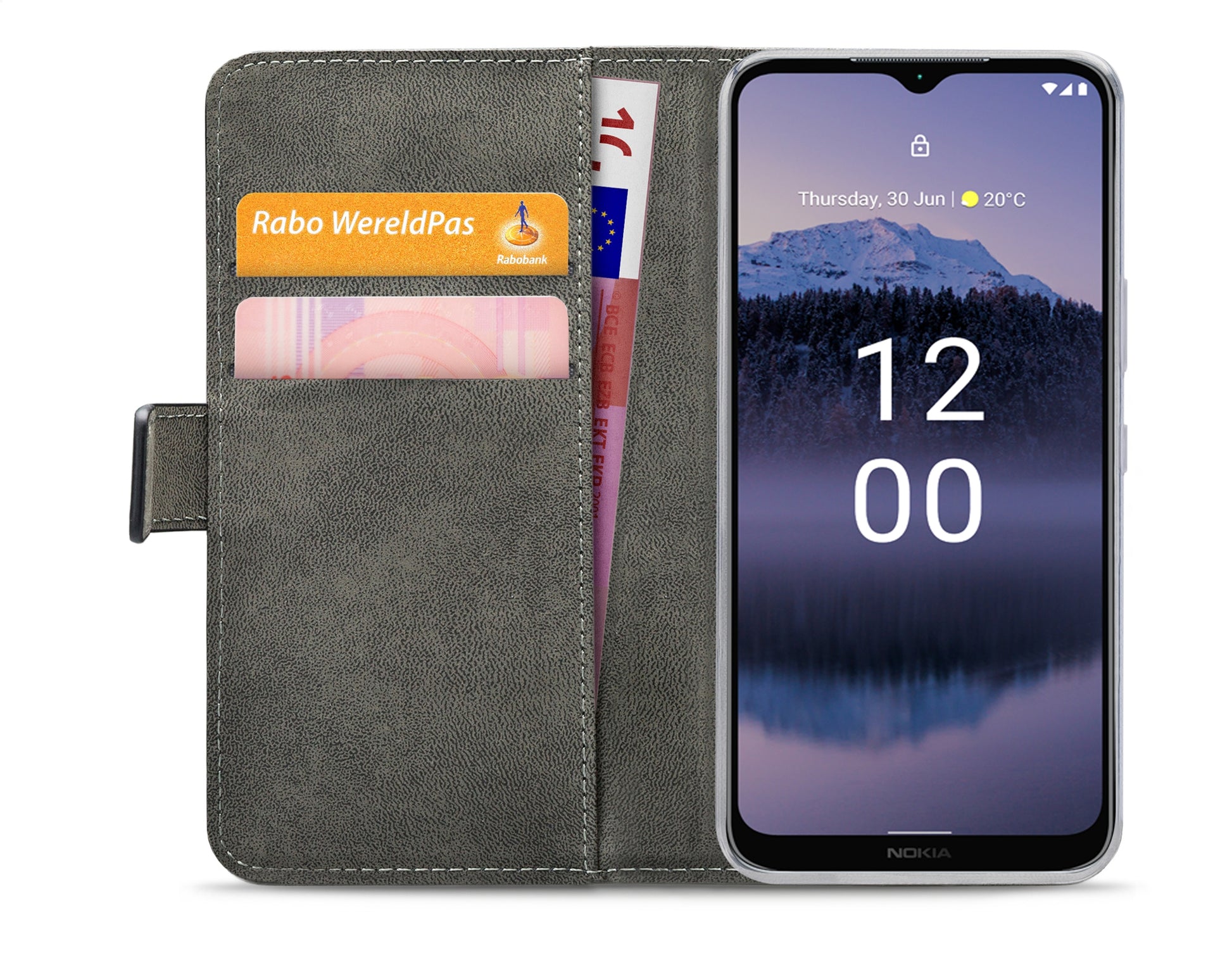 Mobilize Classic Gelly Wallet Book Case Nokia G11 Plus Black