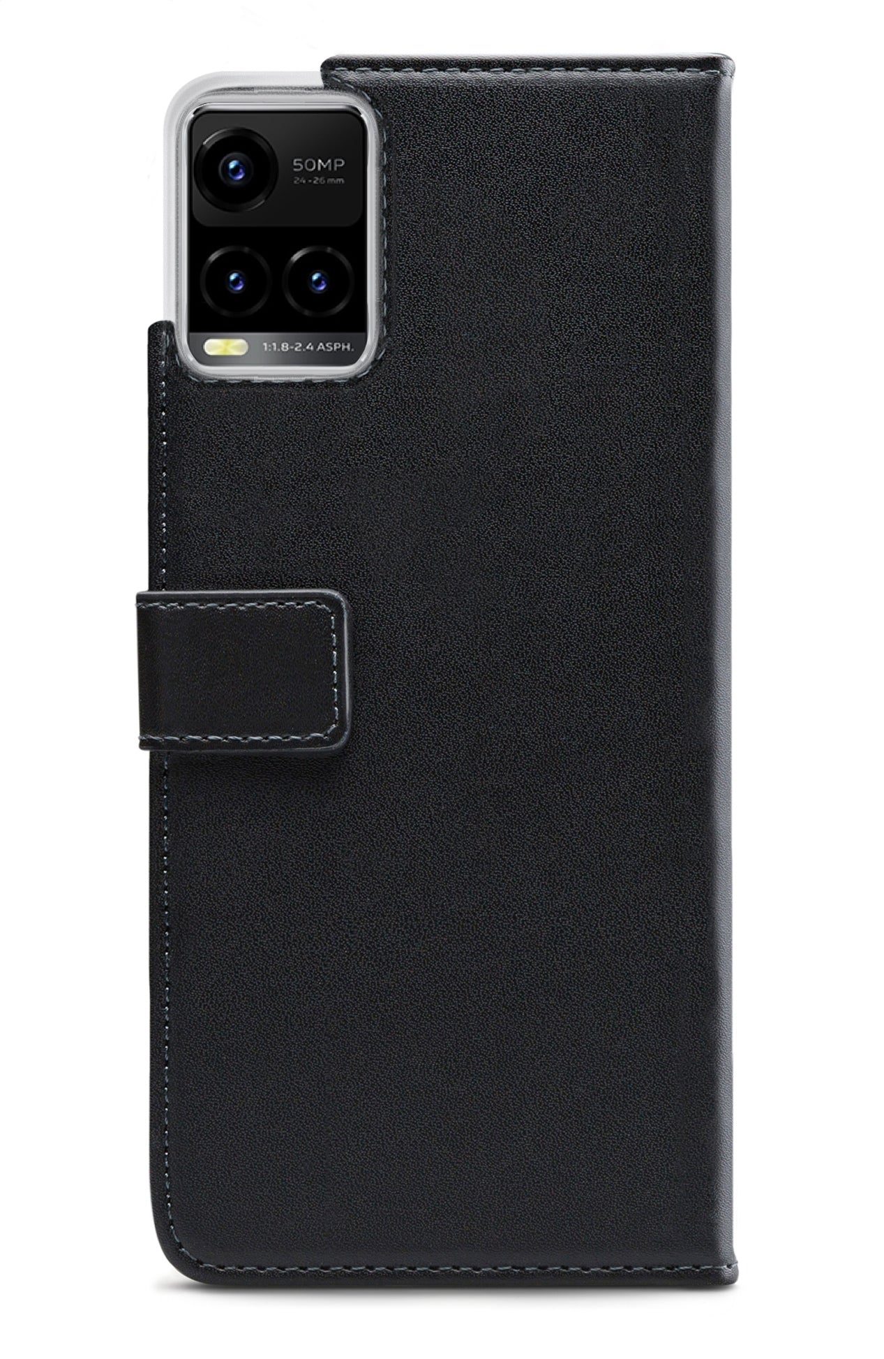 Mobilize Classic Gelly Wallet Book Case Vivo Y33S Black