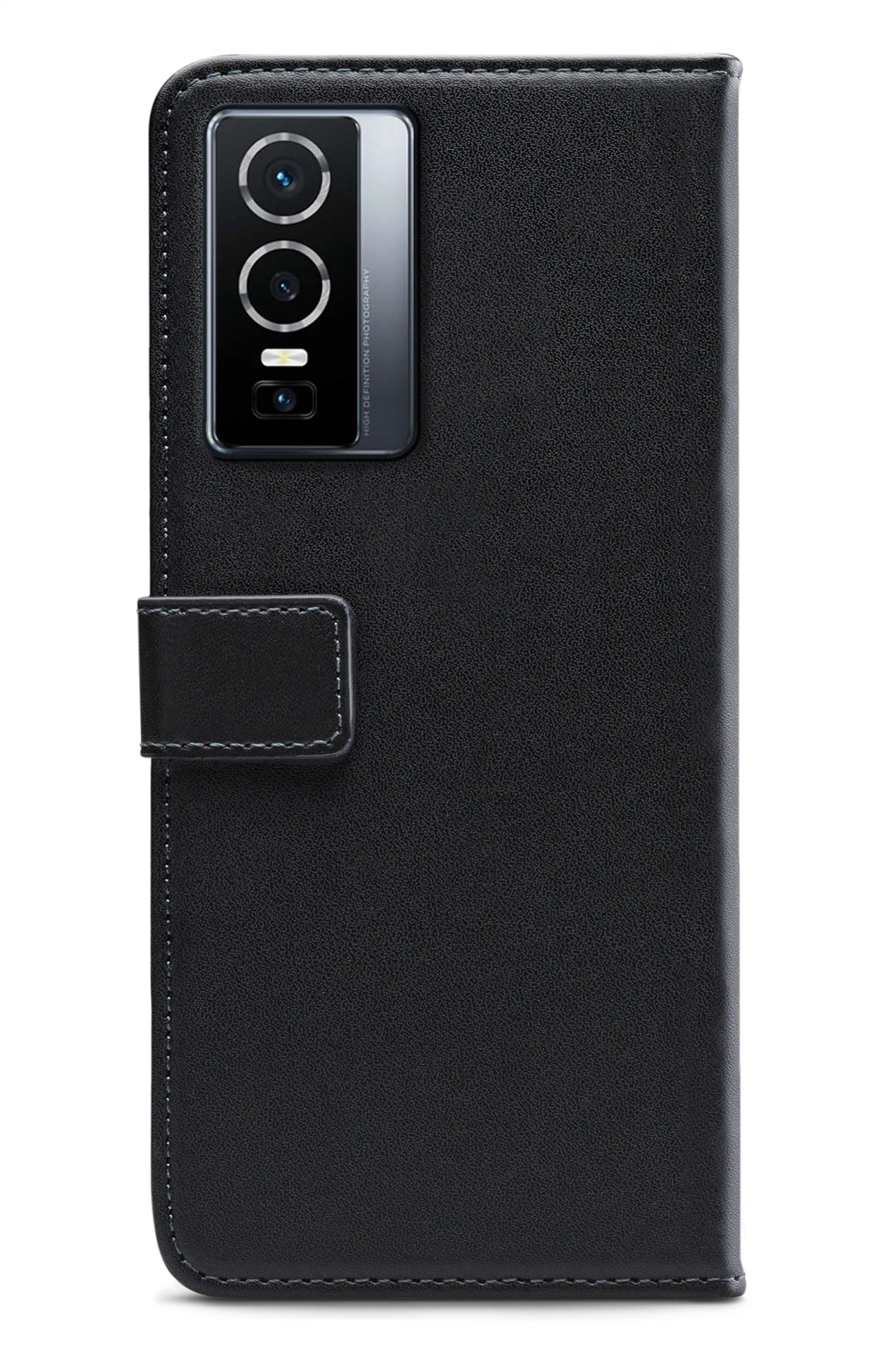 Mobilize Classic Gelly Wallet Book Case Vivo Y76 5G Black