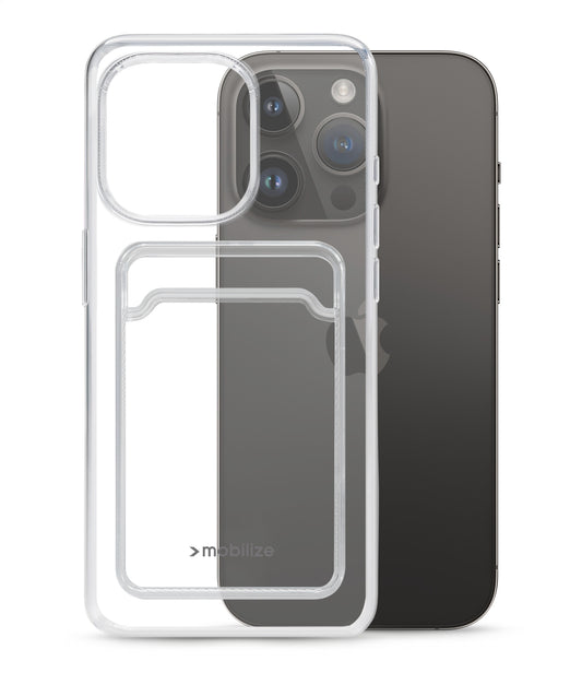 Mobilize Gelly Card Case Apple Iphone 14 Pro Clear