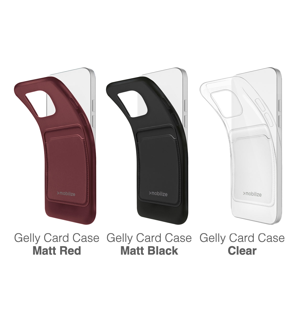 Mobilize Gelly Card Case Apple Iphone 14 Pro Clear