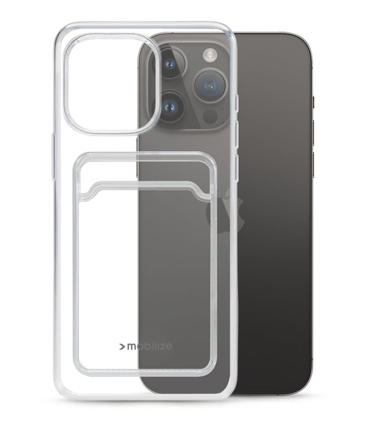 Mobilize Gelly Card Case Apple Iphone 14 Pro Max Clear