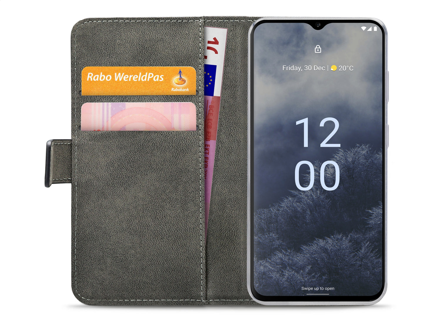 Mobilize Classic Gelly Wallet Book Case Nokia G60 5G Black