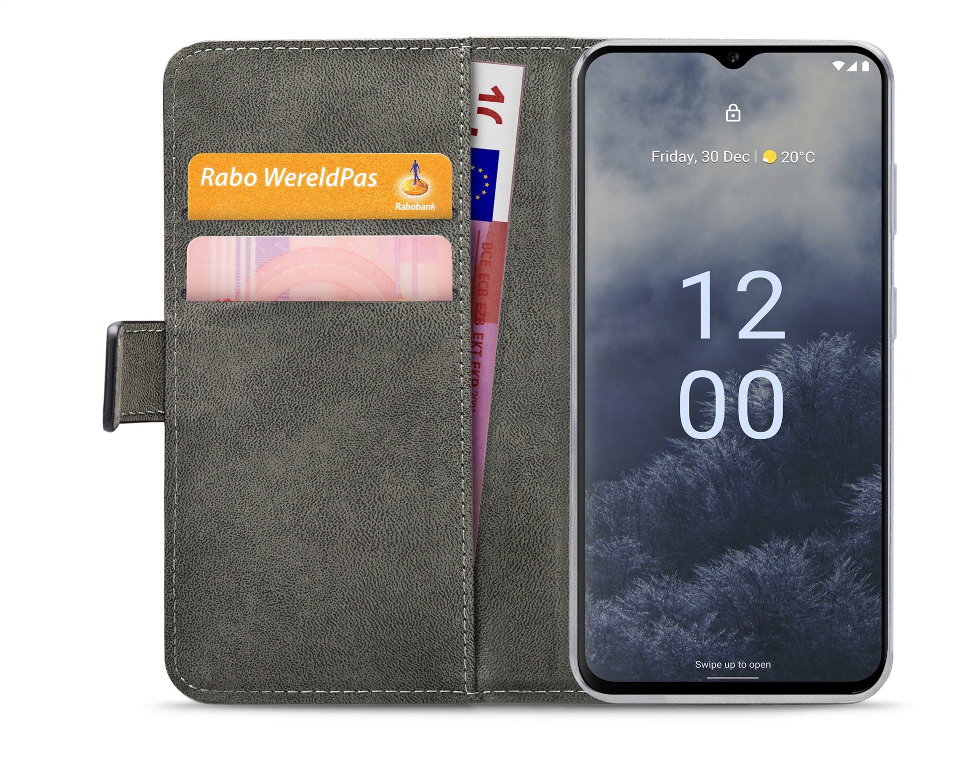 Mobilize Classic Gelly Wallet Book Case Nokia G60 5G Black