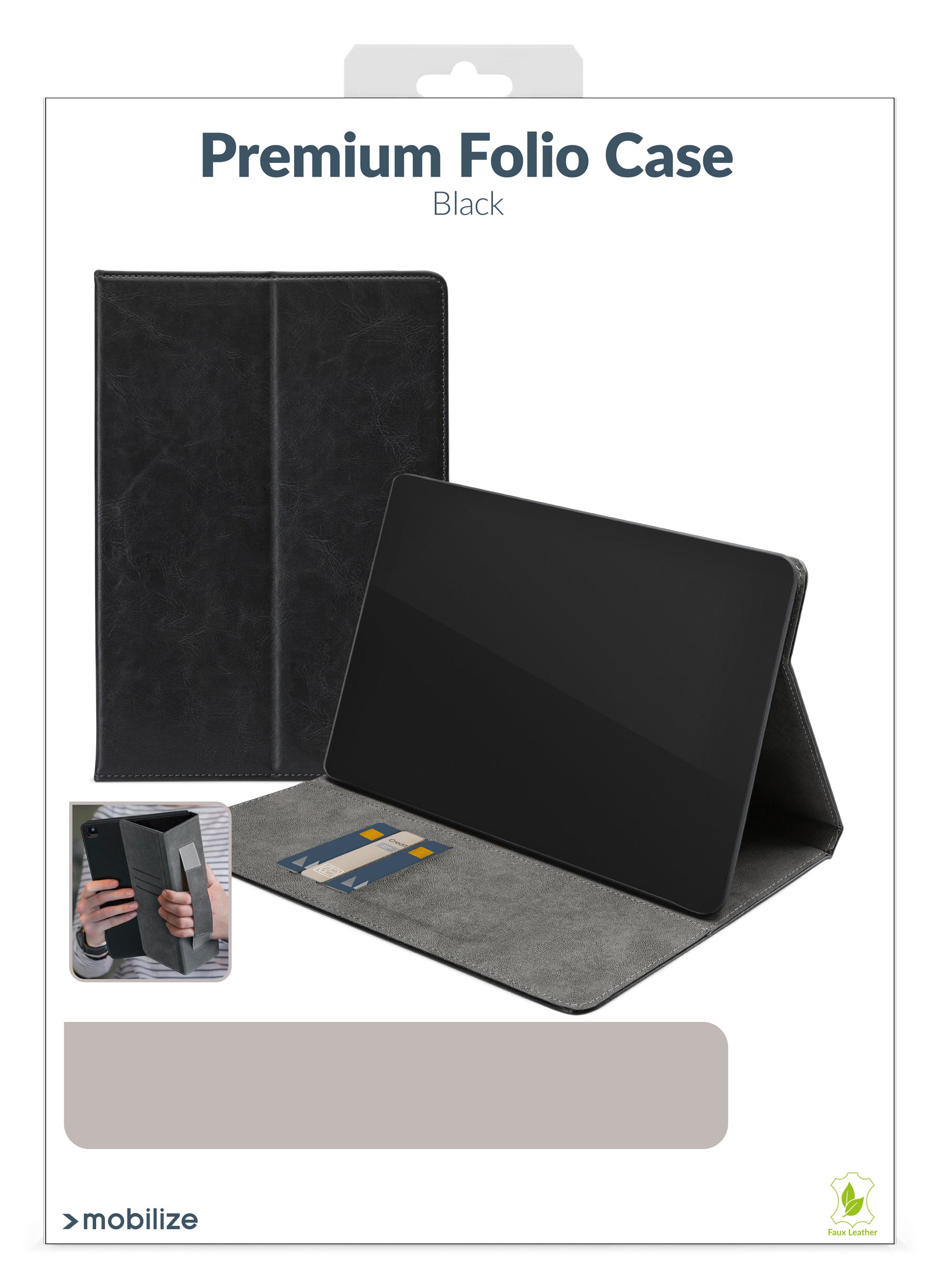 Mobilize Premium Folio Case Nokia T21 10.4 Black