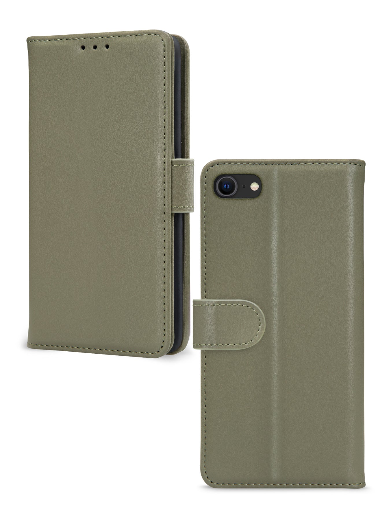 Mobilize Premium Gelly Wallet Book Case Apple Iphone 6/6S/7/8/Se (2020/2022) Green