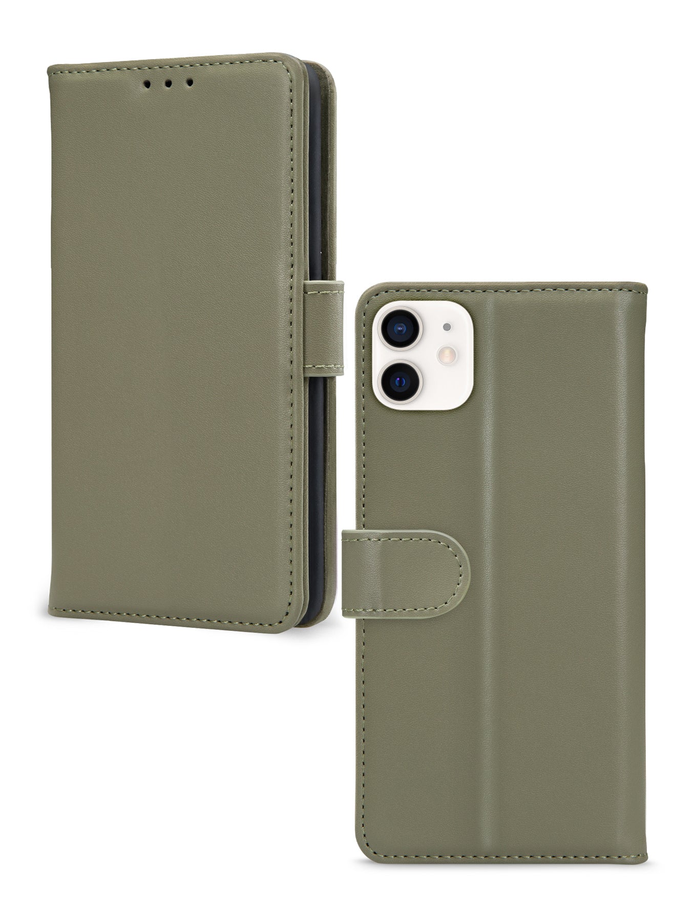 Mobilize Premium Gelly Wallet Book Case Apple Iphone 12/12 Pro Green