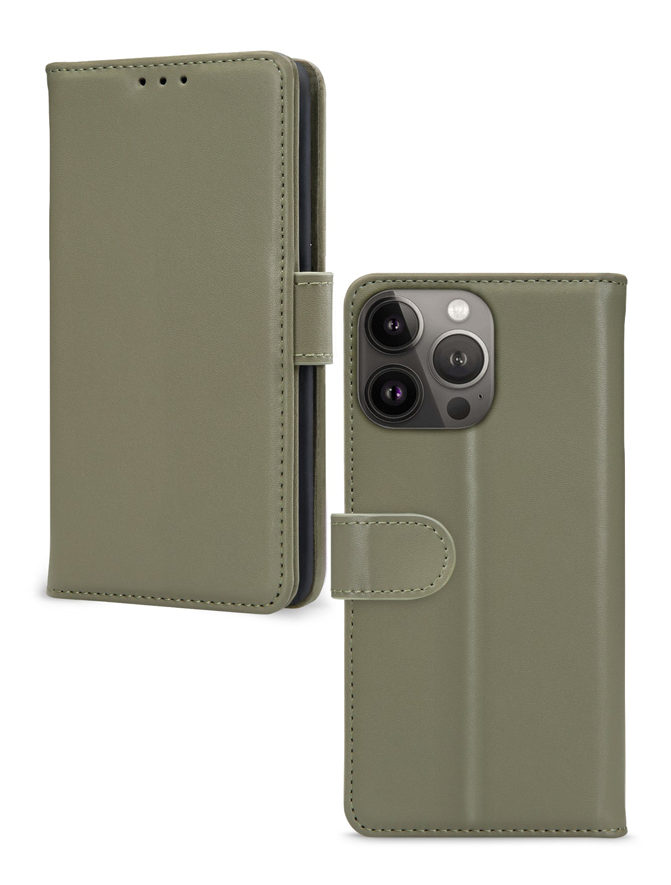 Mobilize Premium Gelly Wallet Book Case Apple Iphone 13 Pro Green