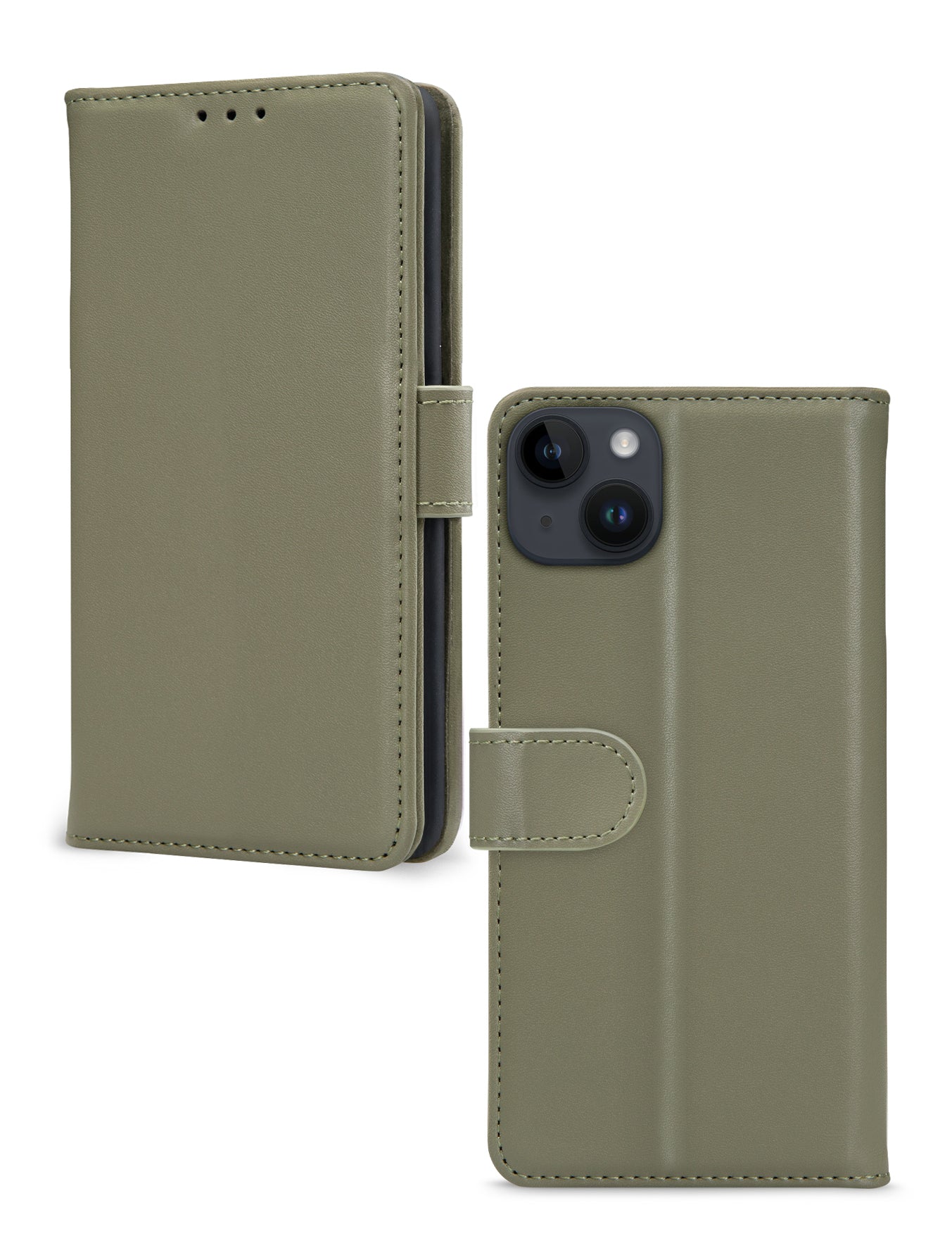 Mobilize Premium Gelly Wallet Book Case Apple Iphone 14 Plus Green