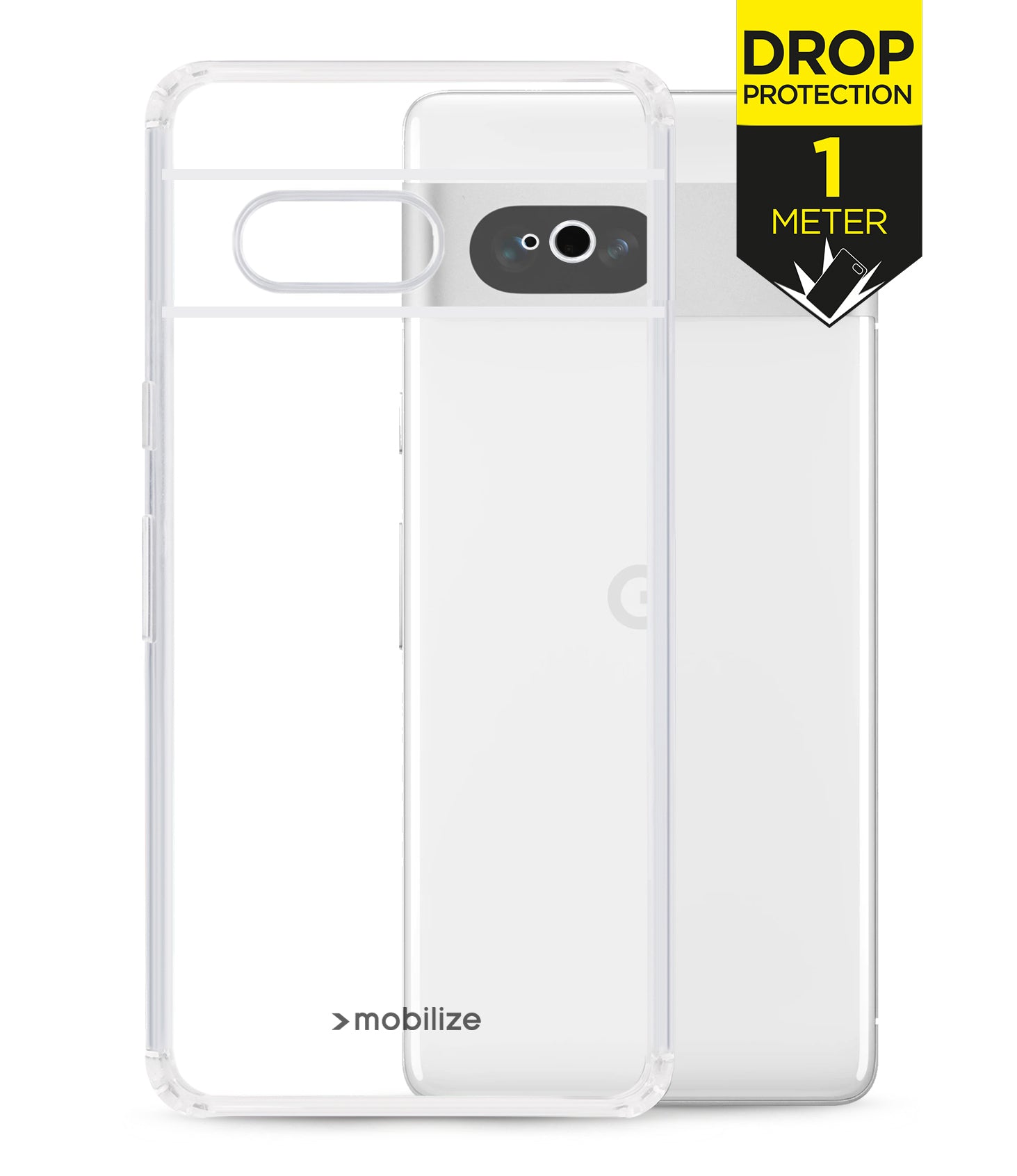 Mobilize Naked Protection Case Google Pixel 7 Clear
