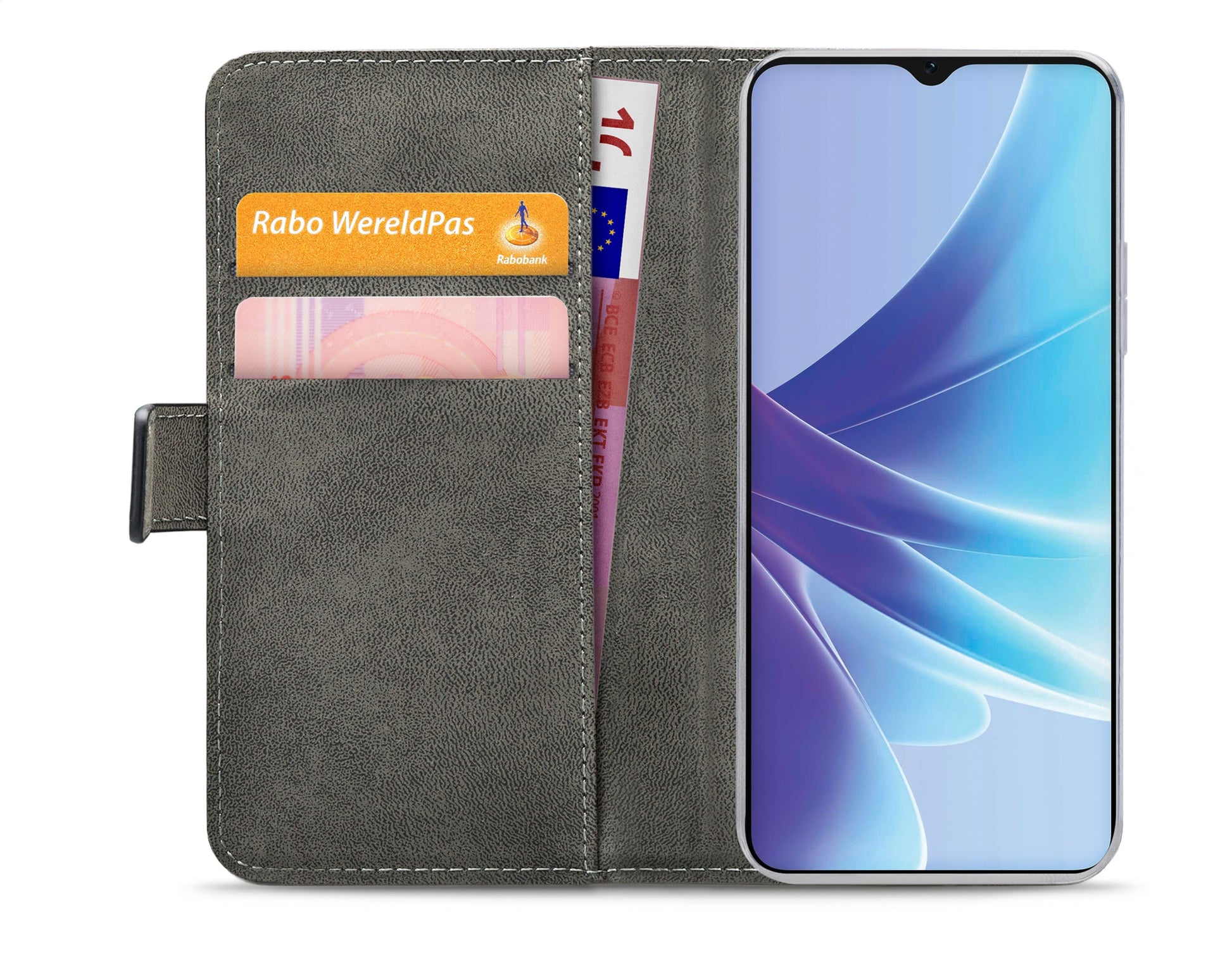 Mobilize Classic Gelly Wallet Book Case Oppo A57S 4G/A77S 4G Black