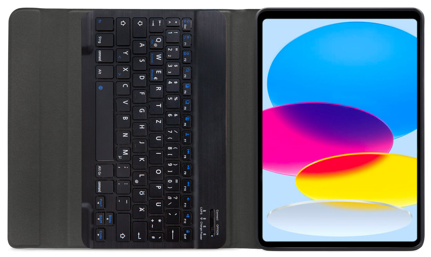 Mobilize Detachable Bluetooth Keyboard Case Apple Ipad 10.9 (2022) Black Qwertz