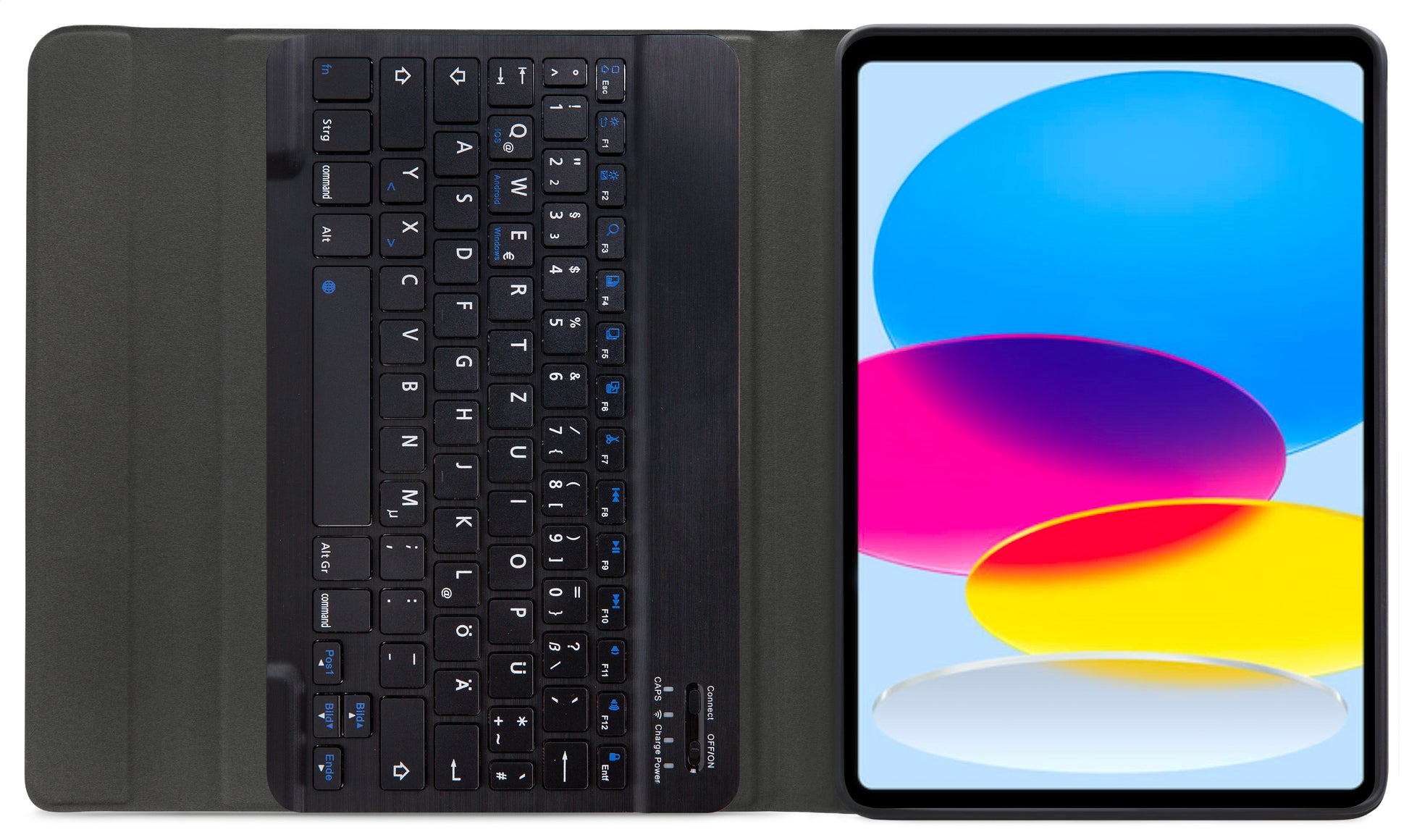 Mobilize Detachable Bluetooth Keyboard Case Apple Ipad 10.9 (2022) Black Qwertz