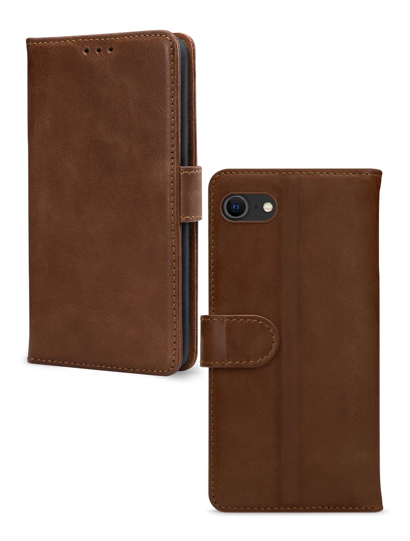 Mobilize Leather Wallet Apple Iphone 6/6S/7/8/Se (2020/2022) Brown