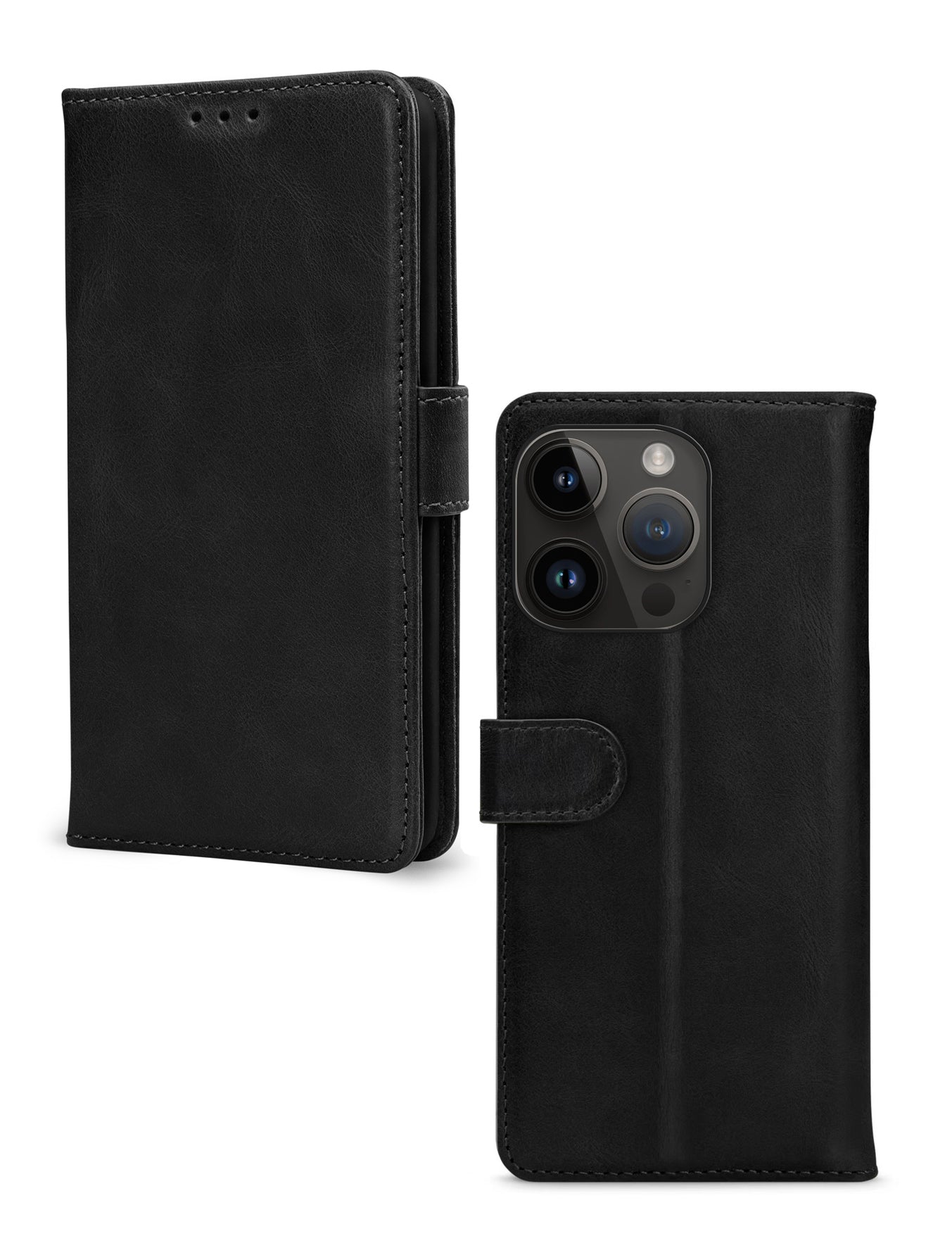 Mobilize Leather Wallet Apple Iphone 14 Pro Black