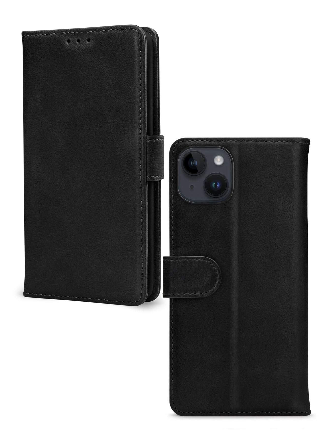 Mobilize Leather Wallet Apple Iphone 14 Plus Black