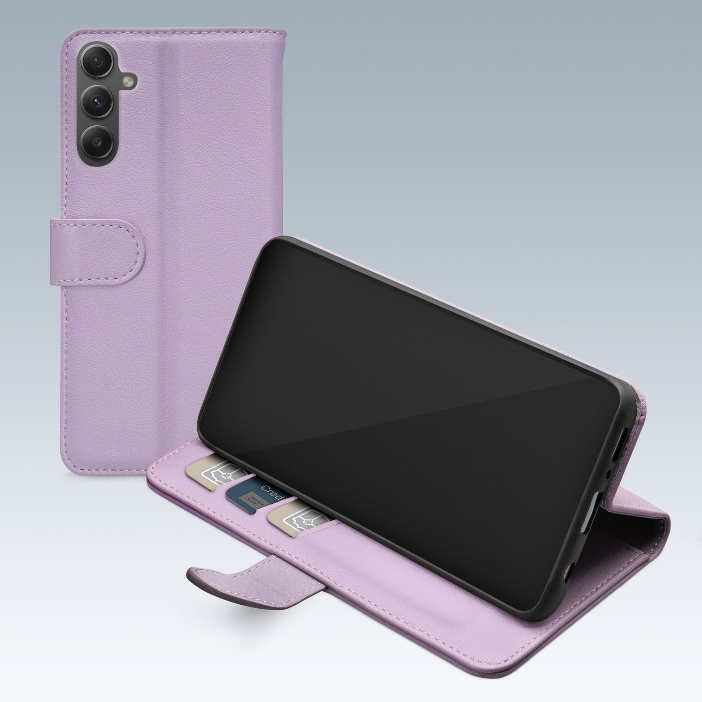 Mobilize Premium Gelly Wallet Book Case Samsung Galaxy A34 5G Purple
