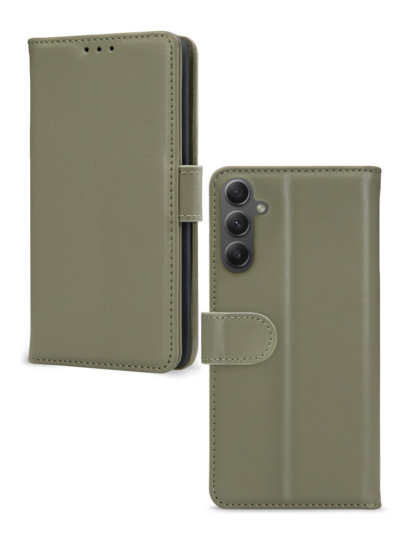 Mobilize Premium Gelly Wallet Book Case Samsung Galaxy A34 5G Green