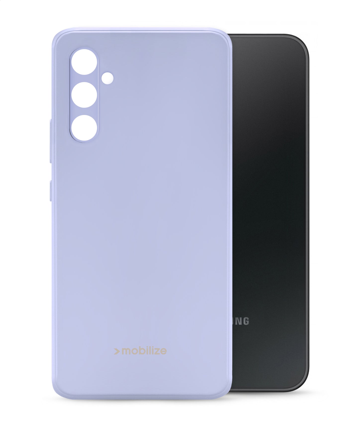 Mobilize Rubber Gelly Case Samsung Galaxy A34 5G Pastel Purple