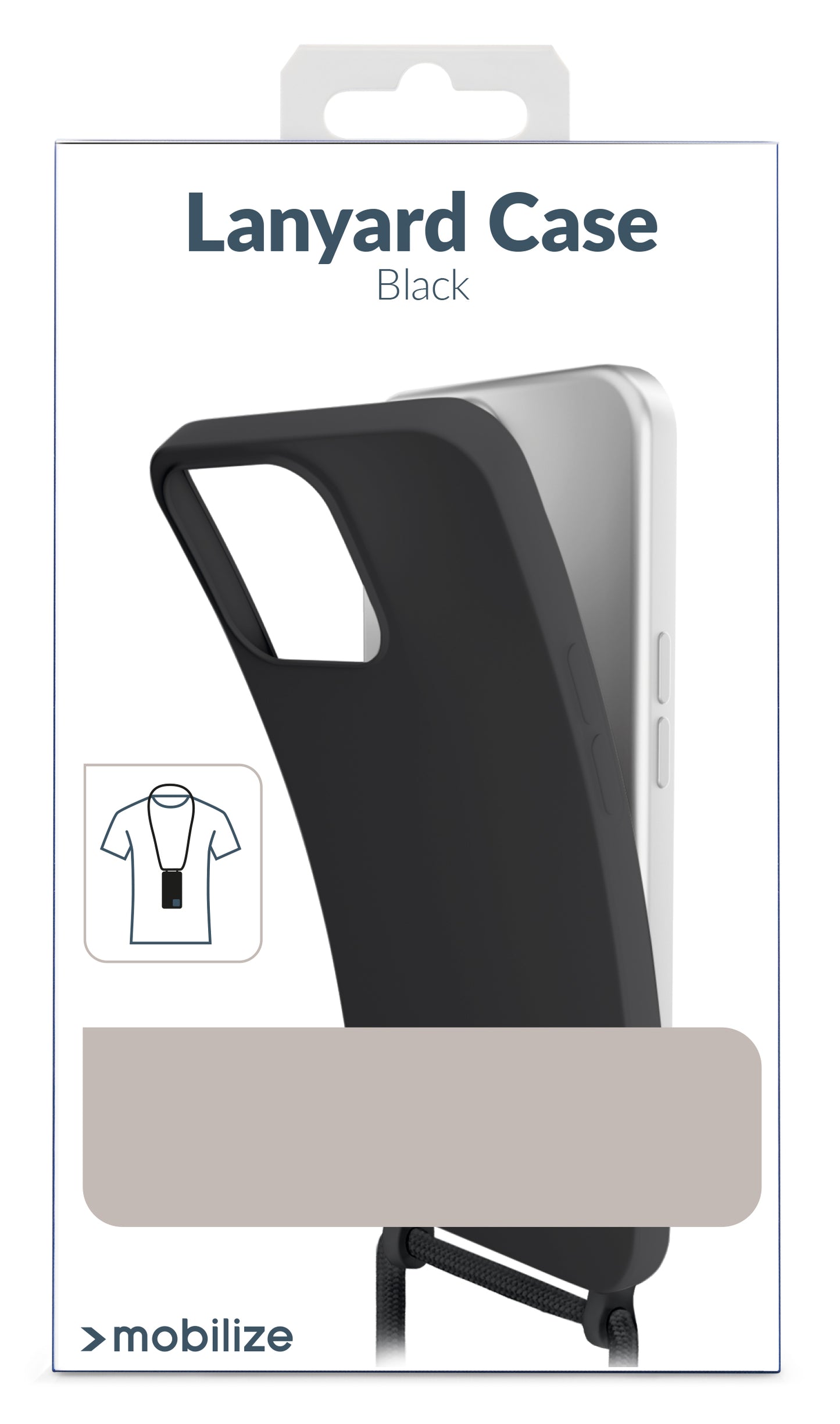 Mobilize Lanyard Gelly Case For Samsung Galaxy A34 5G Black