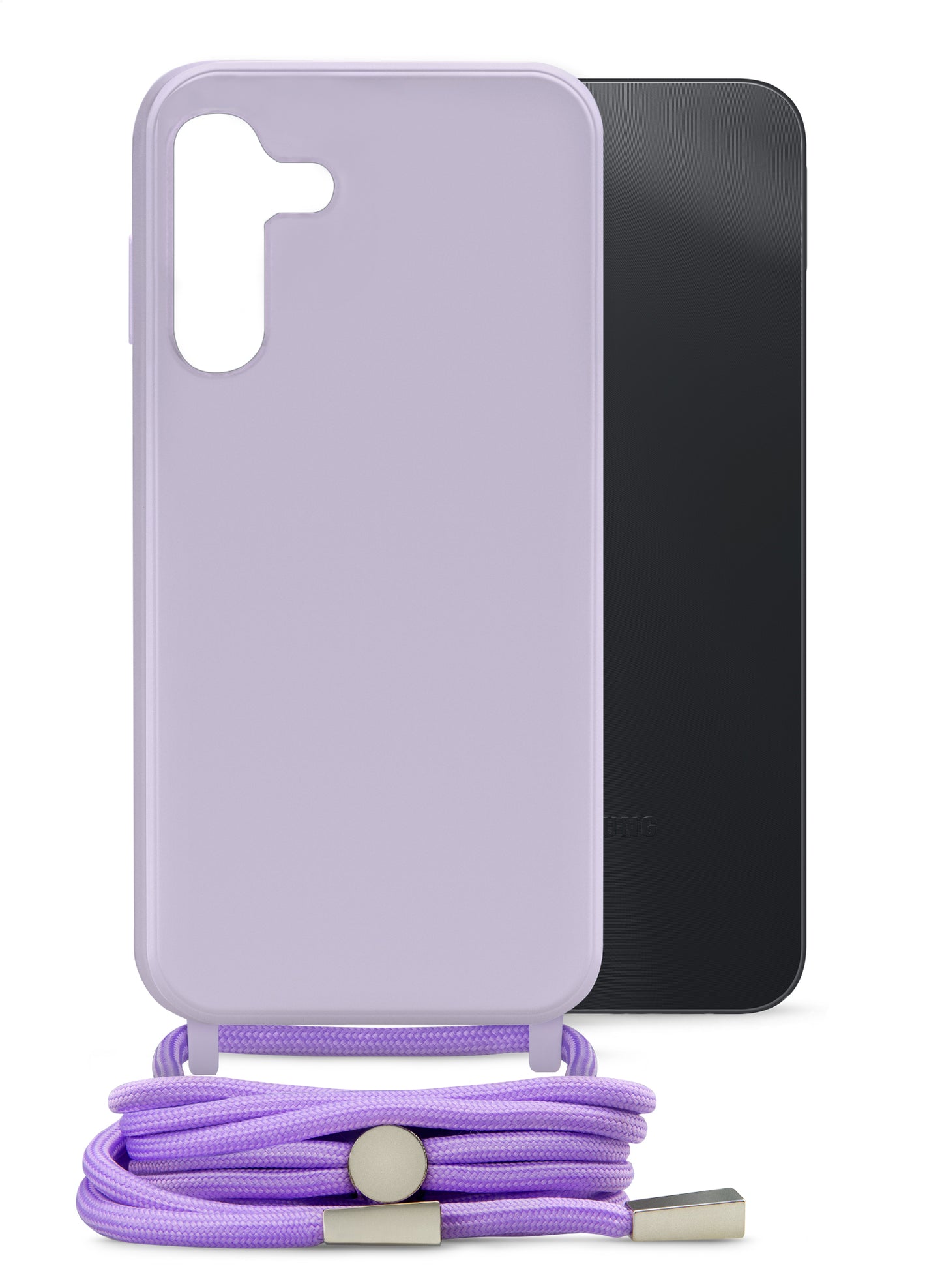 Mobilize Lanyard Gelly Case For Samsung Galaxy A14 5G Pastel Purple