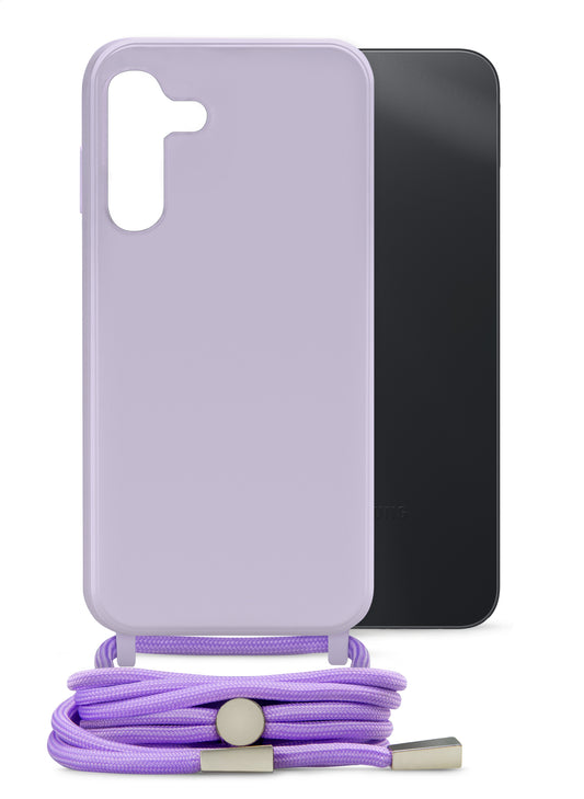 Mobilize Lanyard Gelly Case For Samsung Galaxy A14 5G Pastel Purple