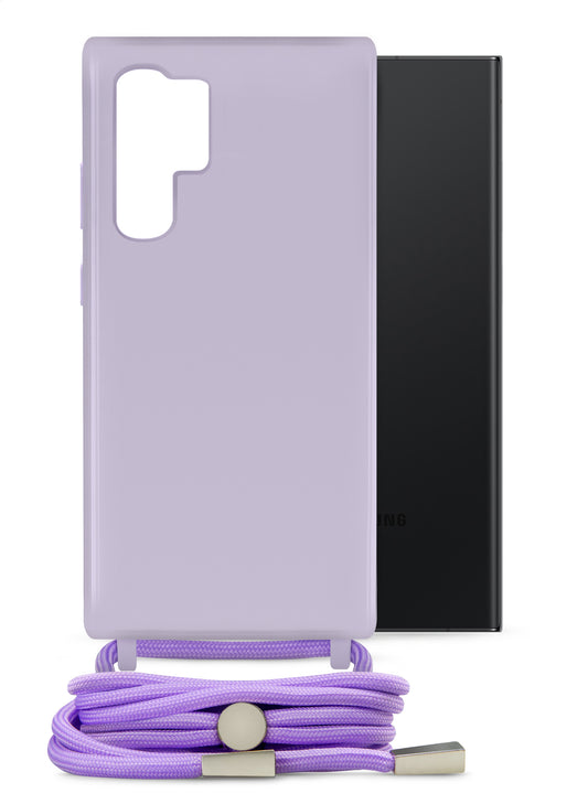 Mobilize Lanyard Gelly Case For Samsung Galaxy S23 Ultra 5G Pastel Purple