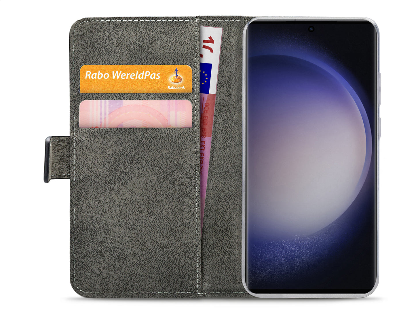 Mobilize Classic Gelly Wallet Book Case Samsung Galaxy S23 Ultra 5G Black