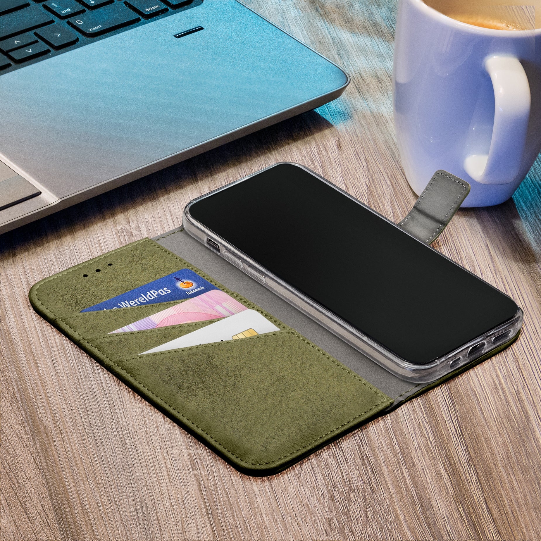 My Style Flex Wallet For Samsung Galaxy A54 5G Olive