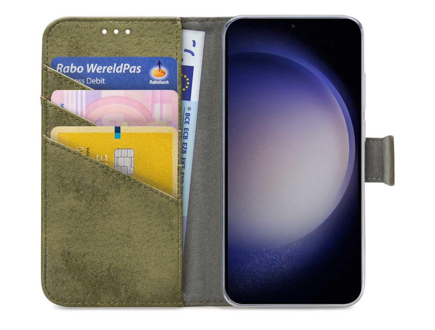 My Style Flex Wallet For Samsung Galaxy S23 5G Olive