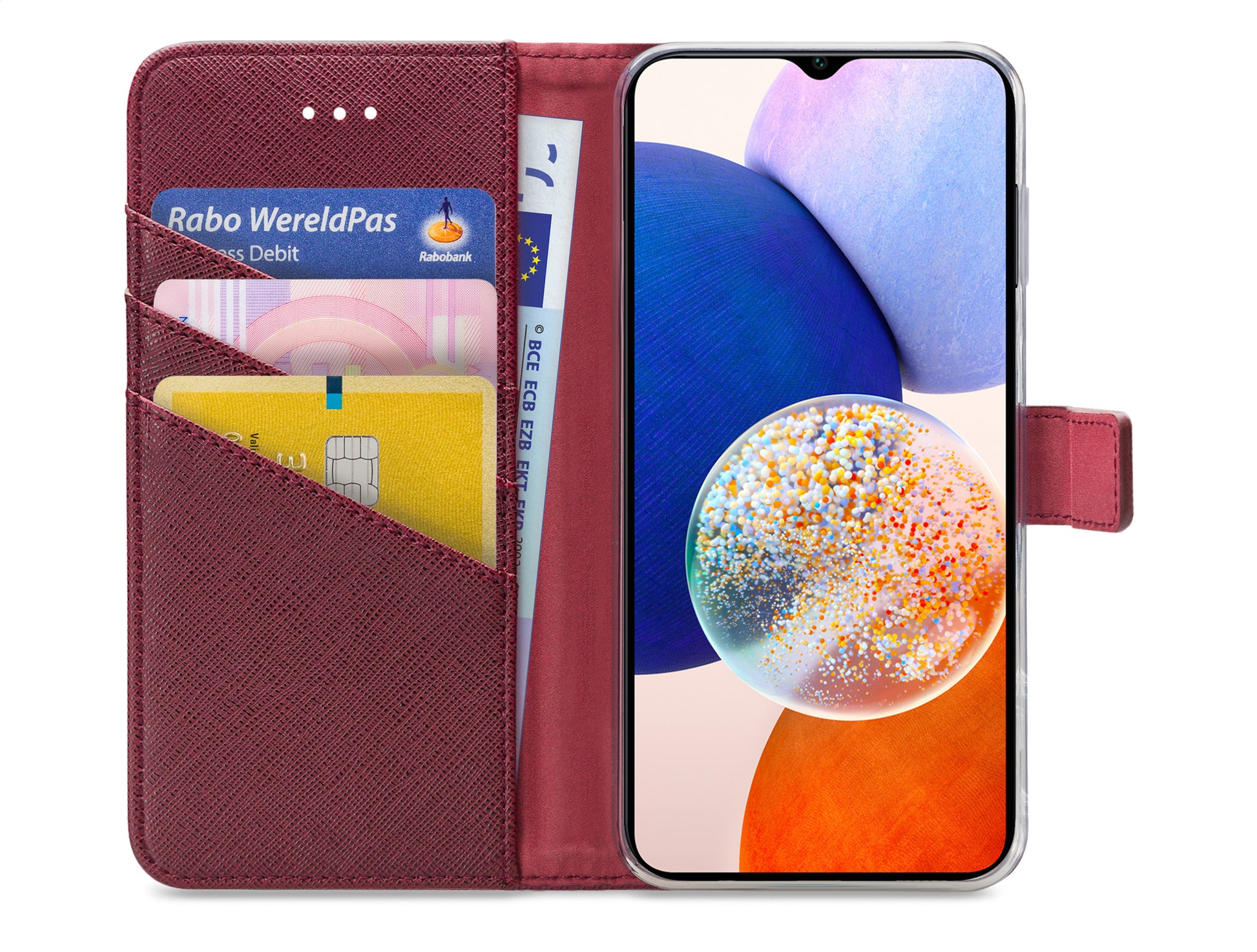 My Style Flex Wallet For Samsung Galaxy A14 5G Bordeaux