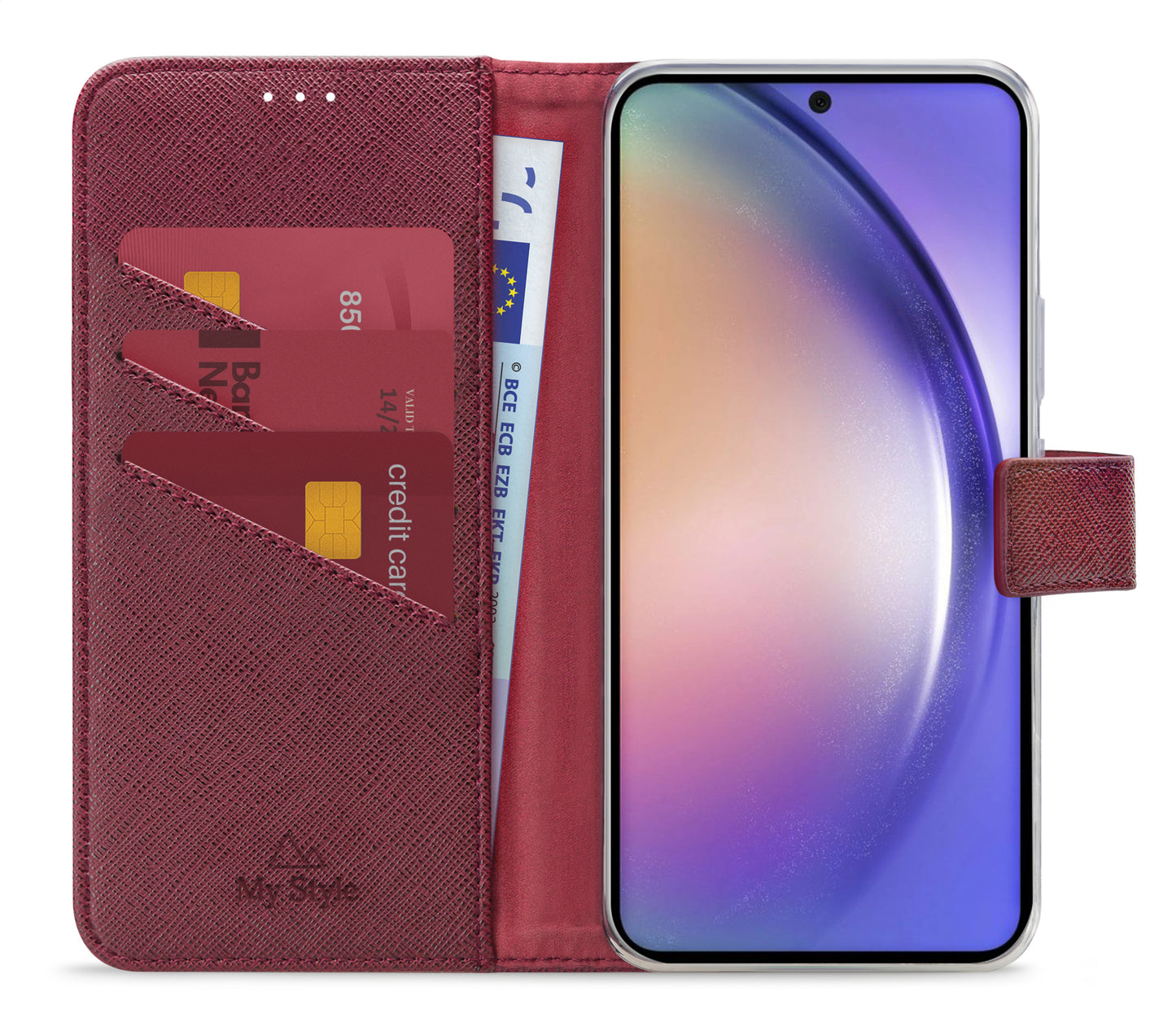 My Style Flex Wallet For Samsung Galaxy A54 5G Bordeaux