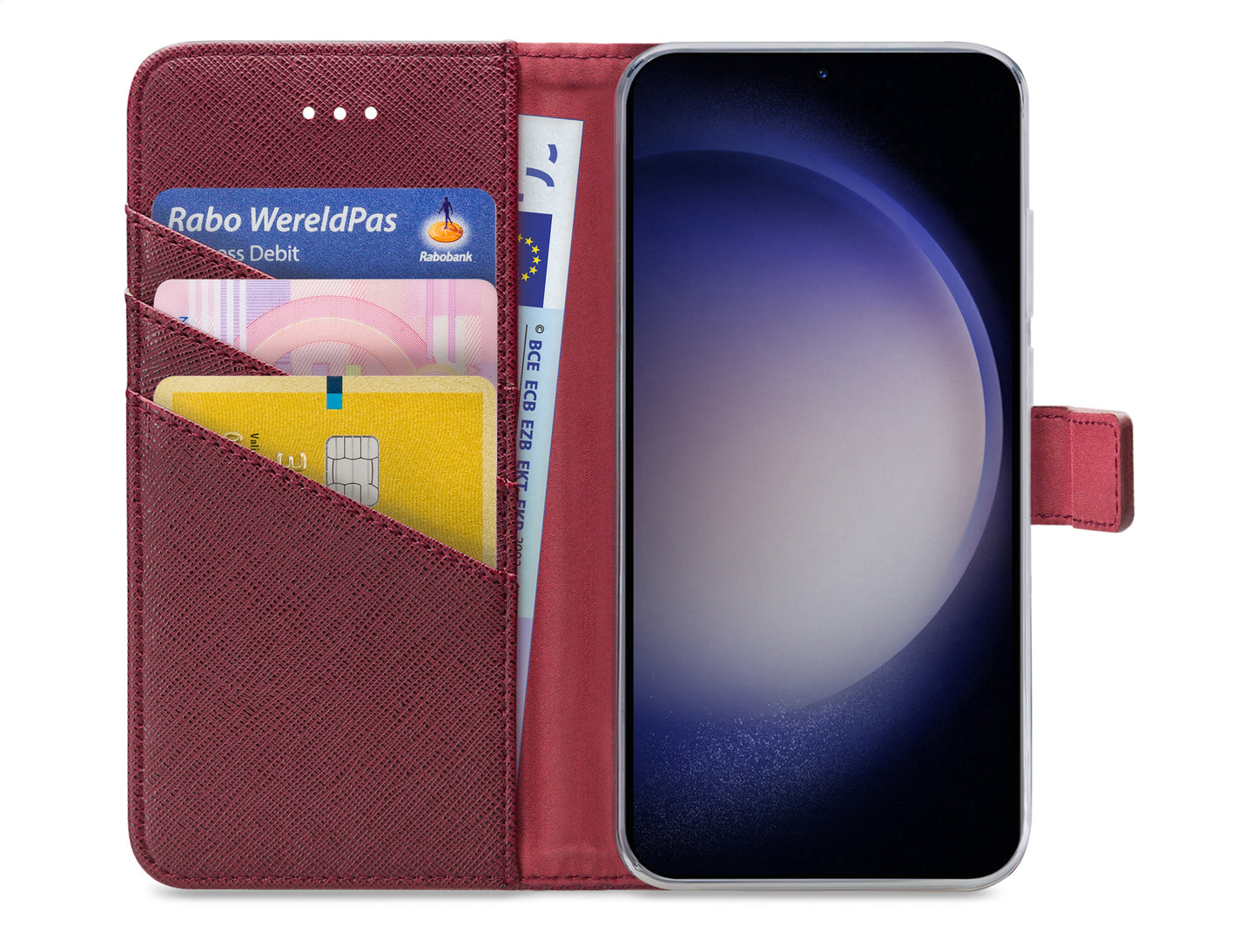 My Style Flex Wallet For Samsung Galaxy S23 5G Bordeaux
