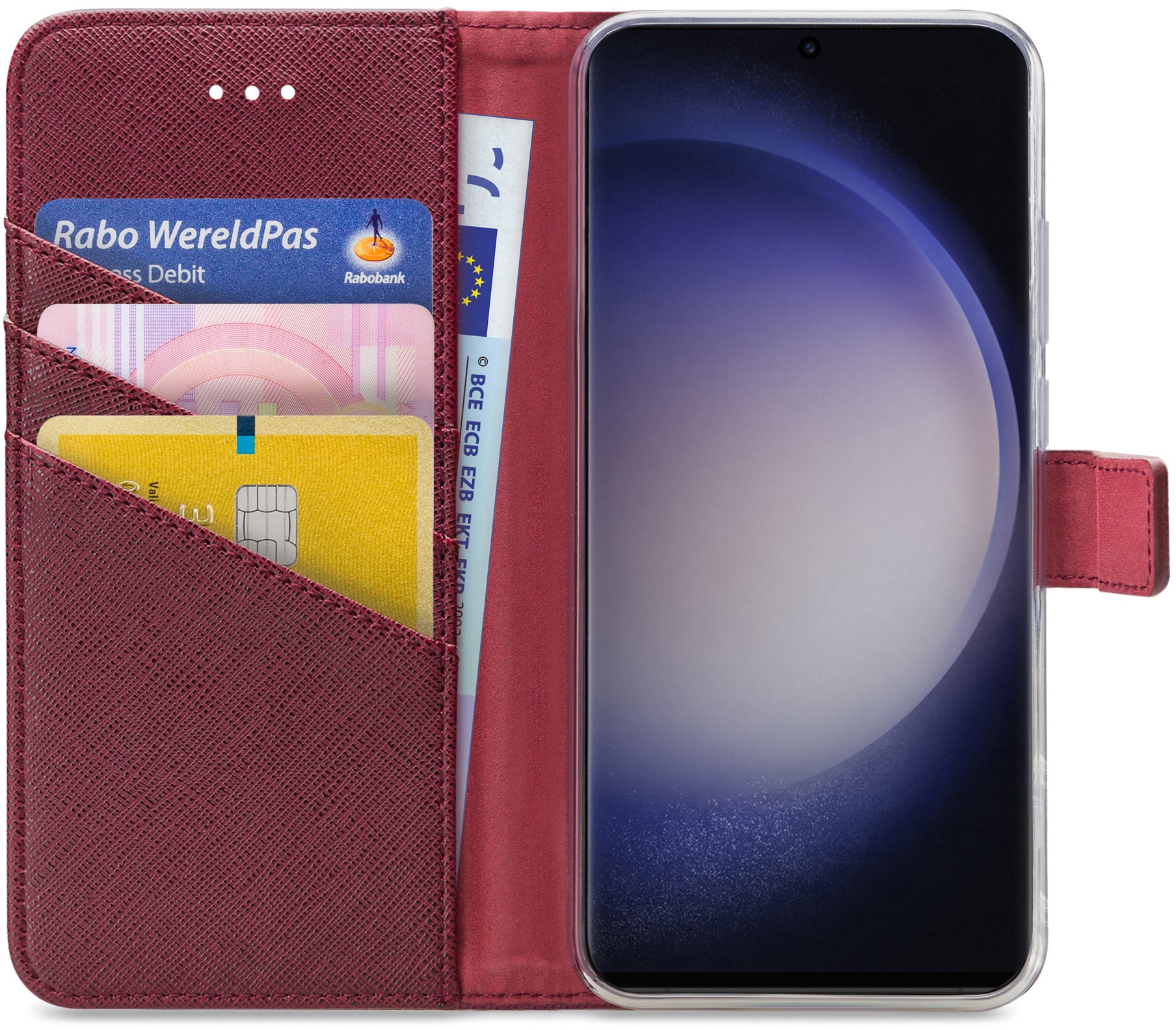 My Style Flex Wallet For Samsung Galaxy S23 Ultra 5G Bordeaux