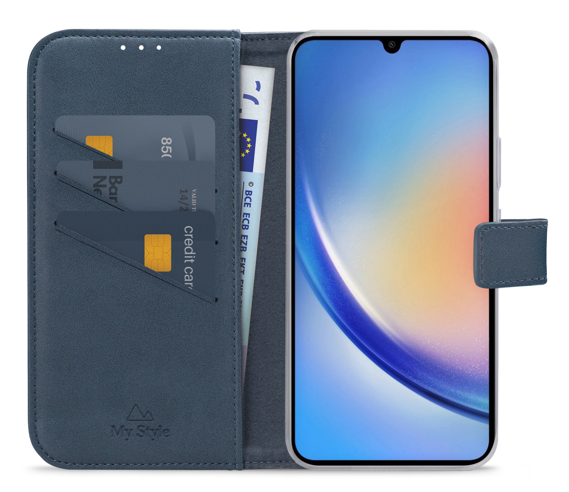 My Style Flex Wallet For Samsung Galaxy A34 5G Ocean Blue