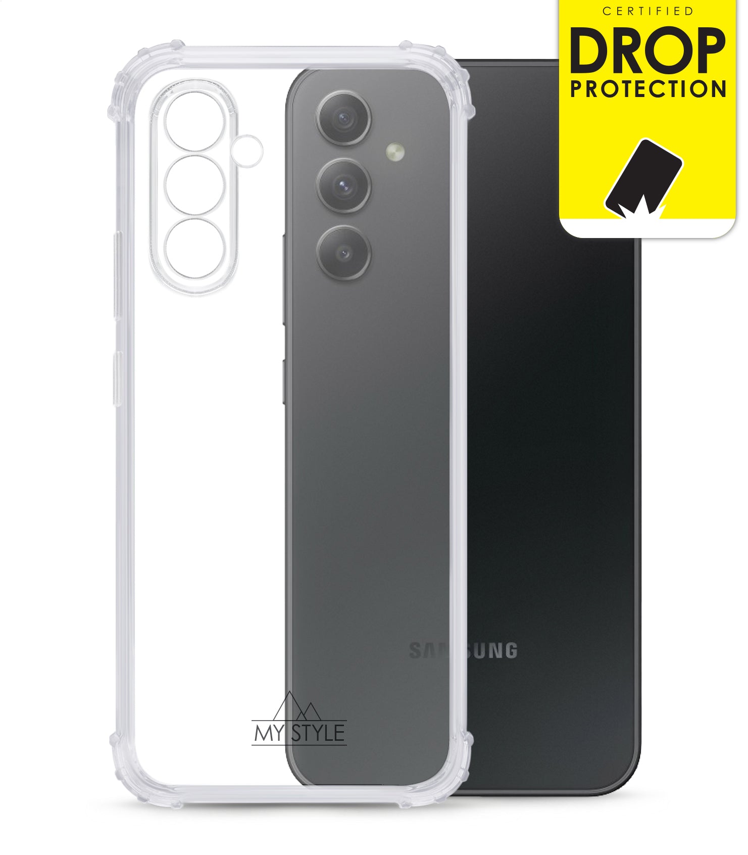 My Style Protective Flex Case For Samsung Galaxy A34 5G Clear