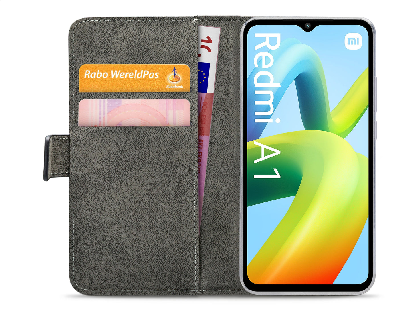 Mobilize Classic Gelly Wallet Book Case Xiaomi Redmi A1/A2 4G Black