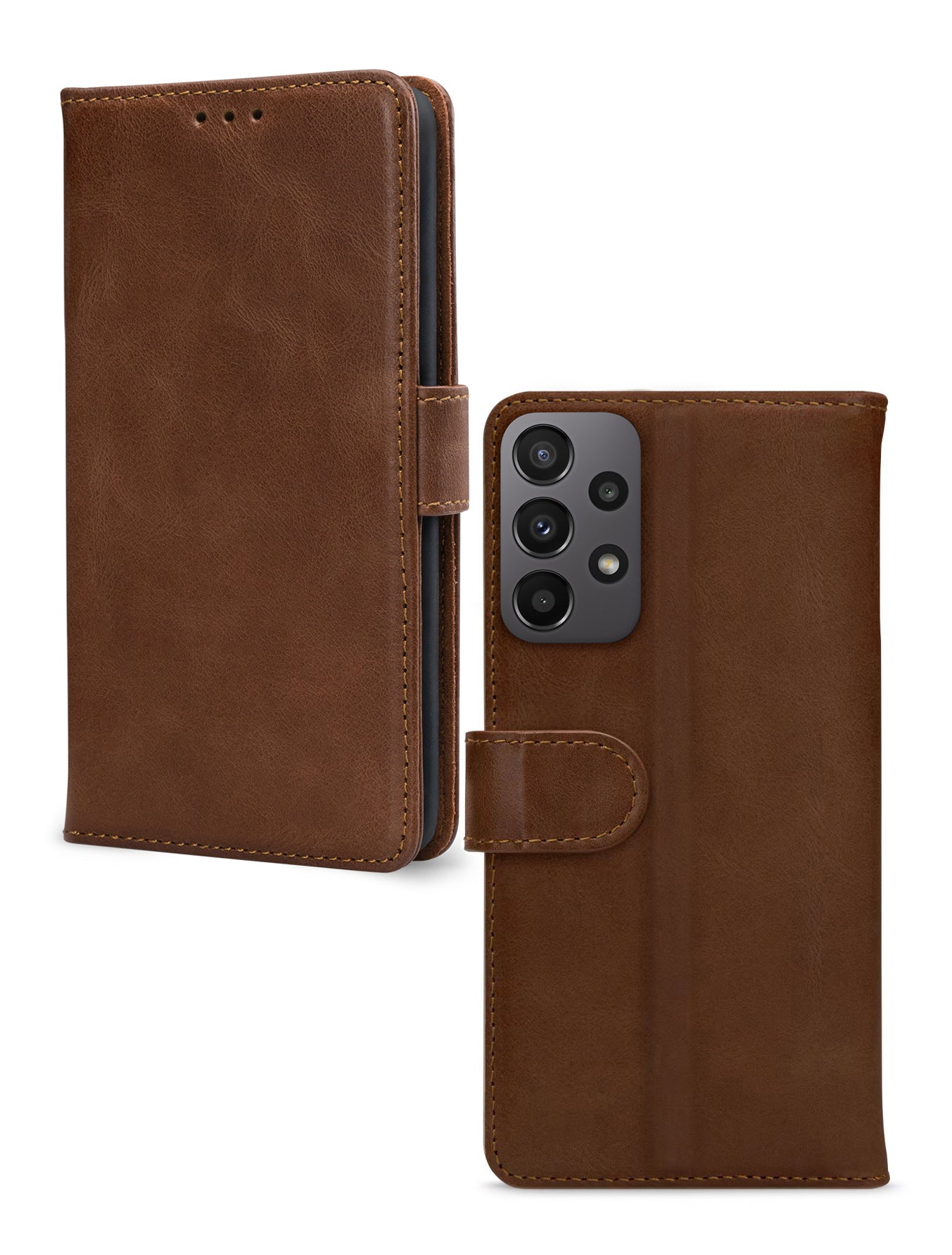 Mobilize Leather Wallet Samsung Galaxy A23 5G Brown