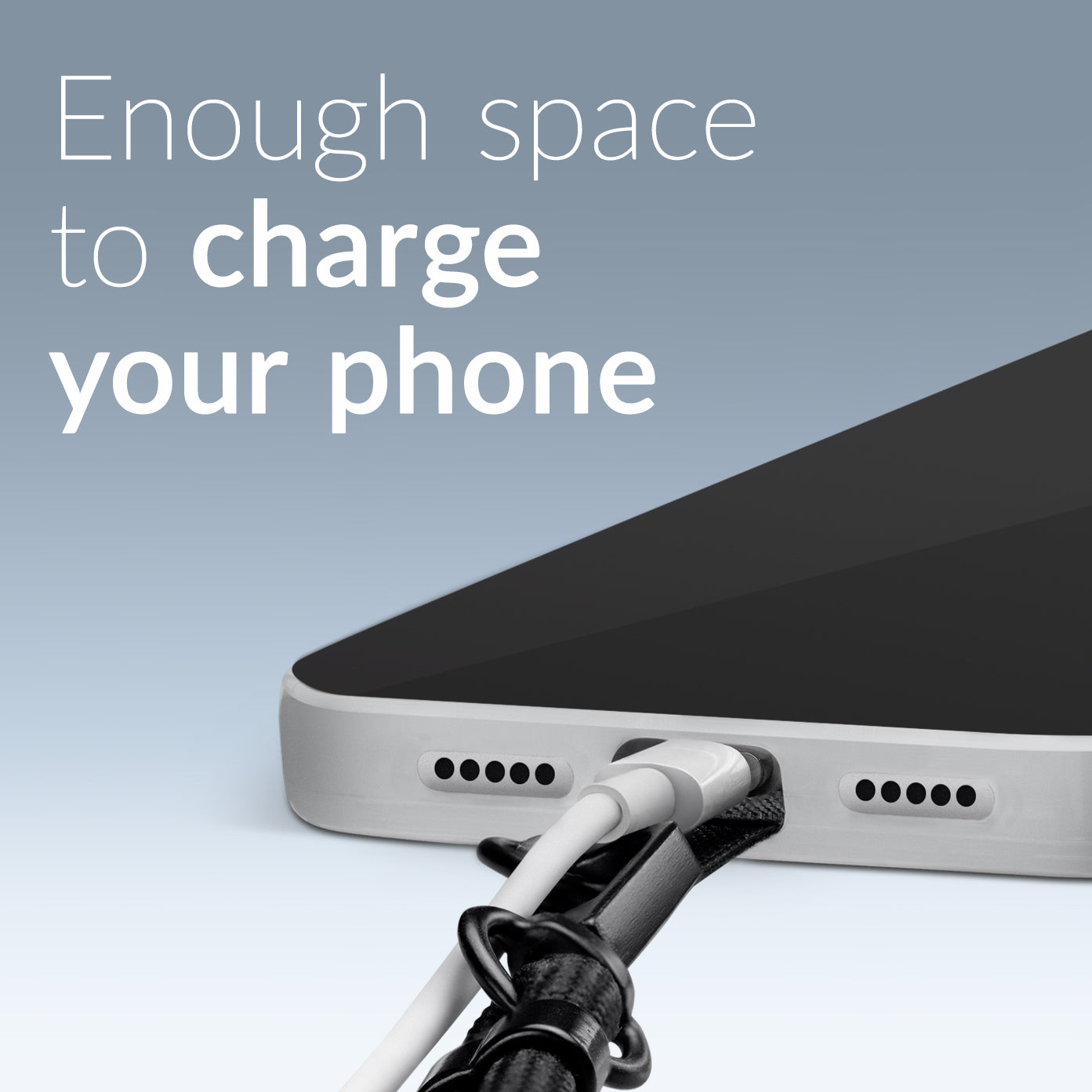 Mobilize Nylon Lanyard Blue