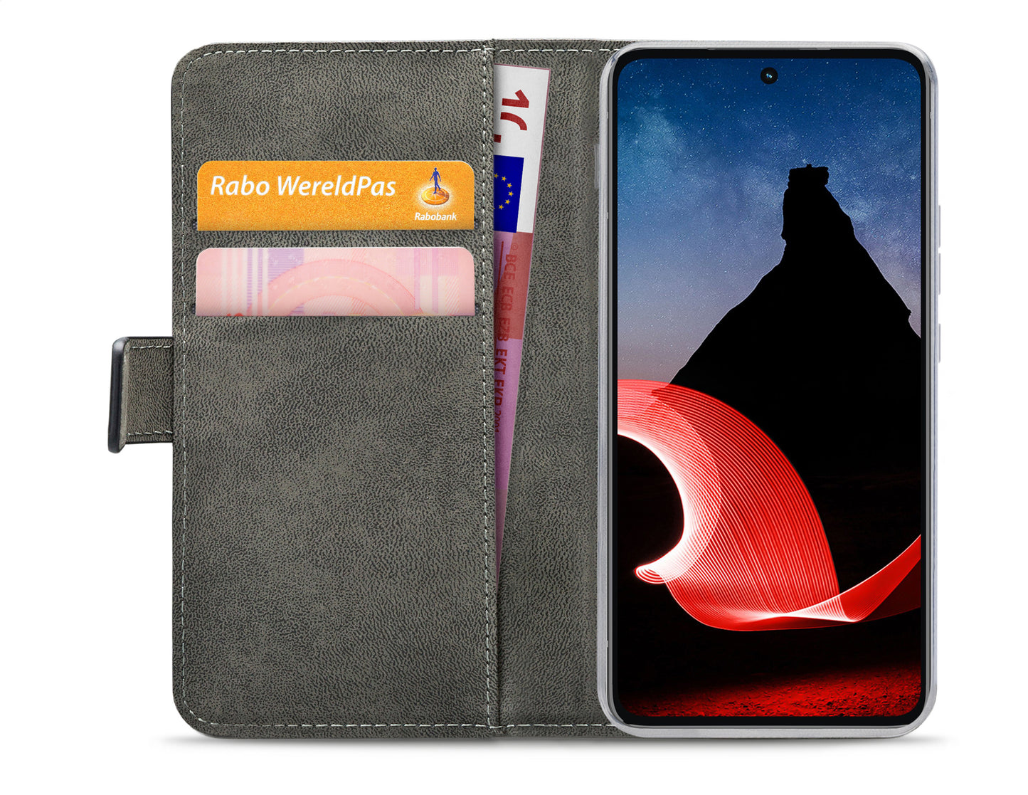 Mobilize Classic Gelly Wallet Book Case Motorola Thinkphone Black