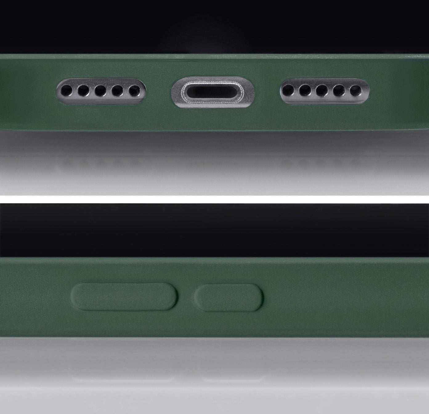 Mobilize Rubber Gelly Case Samsung Galaxy A14 4G/5G Matt Green