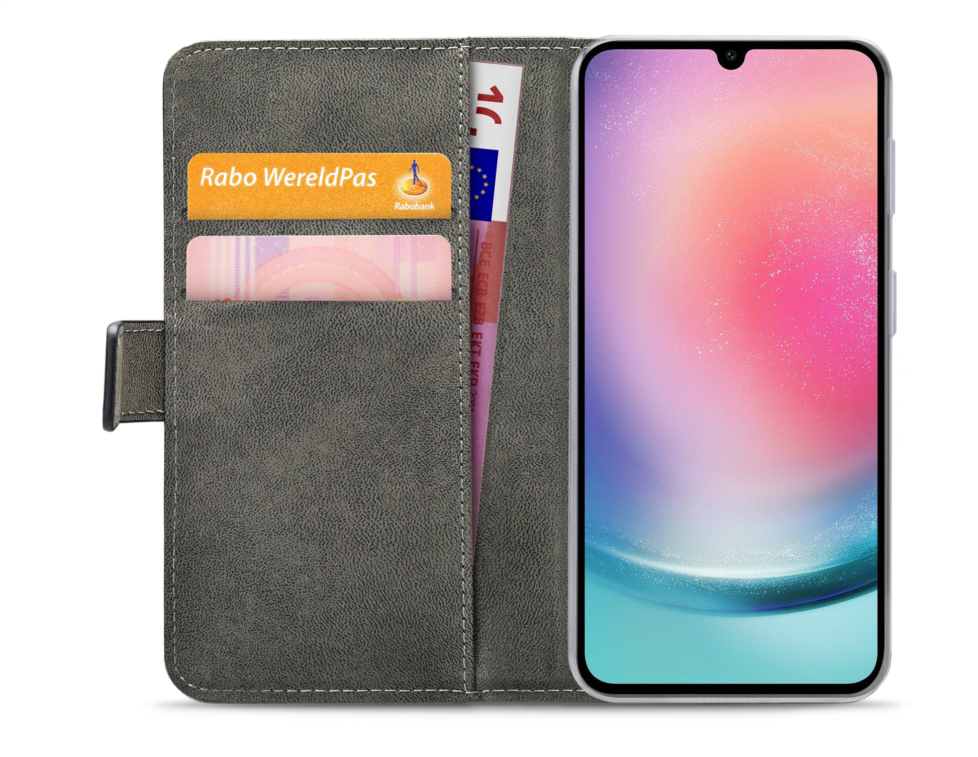 Mobilize Classic Gelly Wallet Book Case Samsung Galaxy A24 4G Black